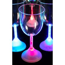 Alternate image for Set Of 6 Led Wine Glasses