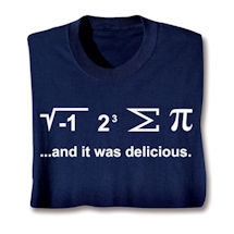 Product Image for I Ate Some Pi Shirt with Math Equation