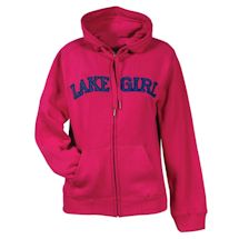 Alternate Image 7 for Lake Girl Zip Hooded Sweatshirt