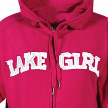 Alternate Image 9 for Lake Girl Zip Hooded Sweatshirt