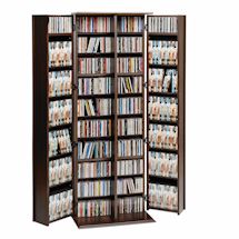 Product Image for Grande Locking Media Storage Cabinet with Shaker Doors