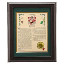 Product Image for Personalized Coat Of Arms Framed Print 