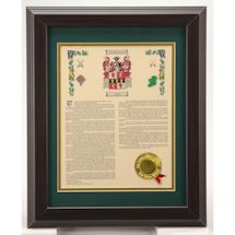 Alternate Image 2 for Personalized Coat Of Arms Framed Print 