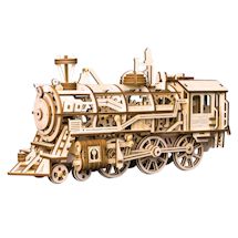 Alternate image Build-Your-Own Mechanical Locomotive Puzzle Kit