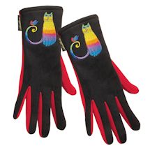 Alternate Image 2 for Laurel Burch Cat Gloves