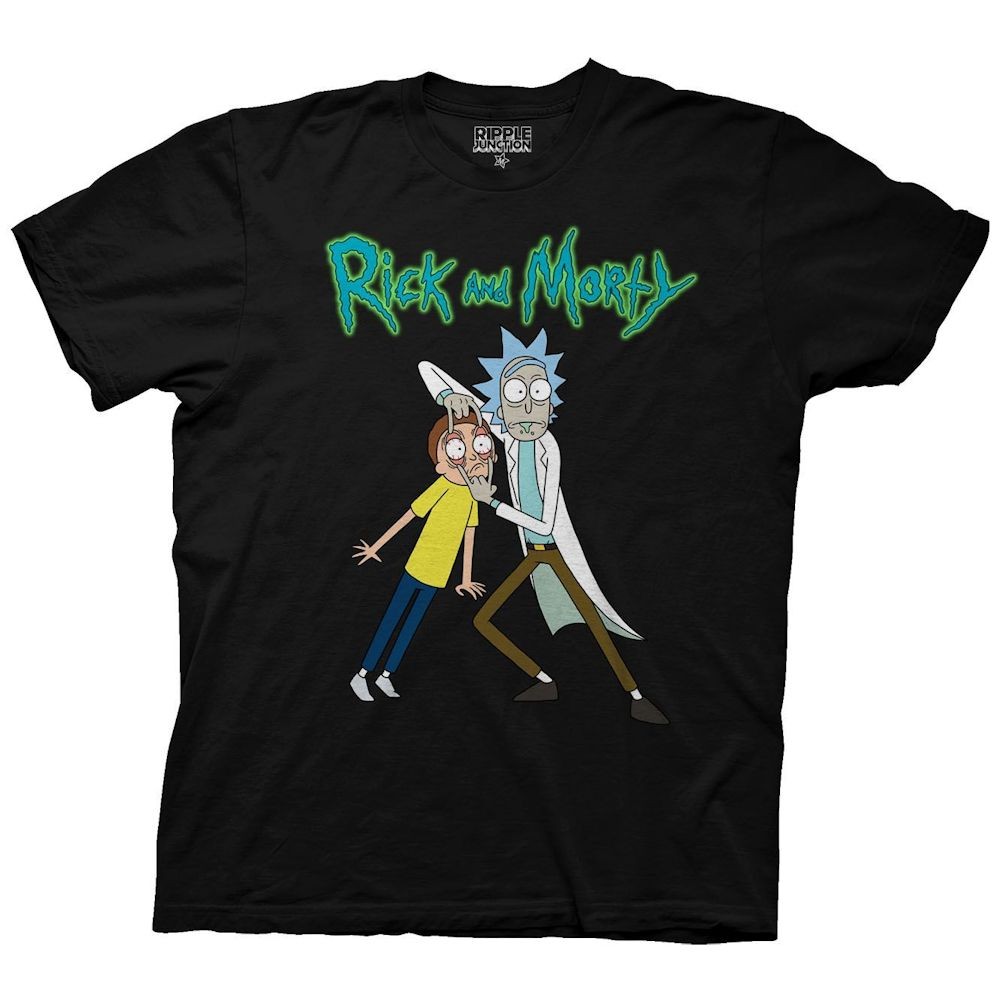 Rick And Morty Holding Morty's Eyes T-shirt | What on Earth | CS6242