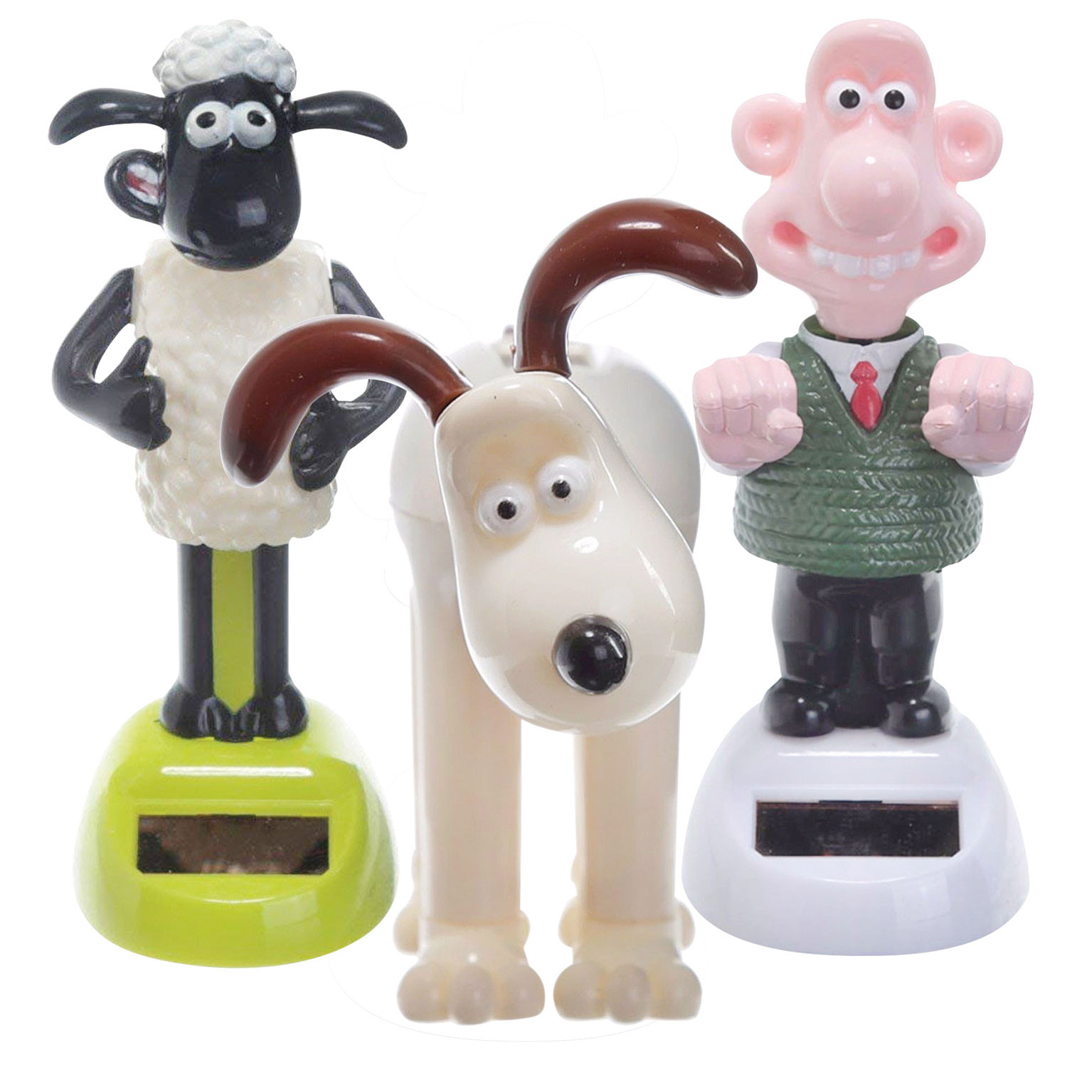 Wallace And Gromit Shaun The Sheep Figurine Set Animated Solar
